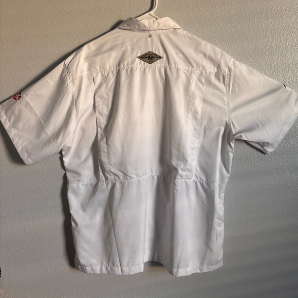 White Racing Team Button-Up Shirt - Picture 3 of 9
